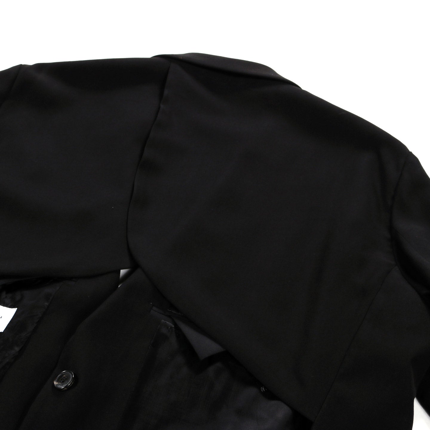 4SDESIGNS OPEN PL BLAZER 10OZ. BLACK VISCOSE / POLY TWILL