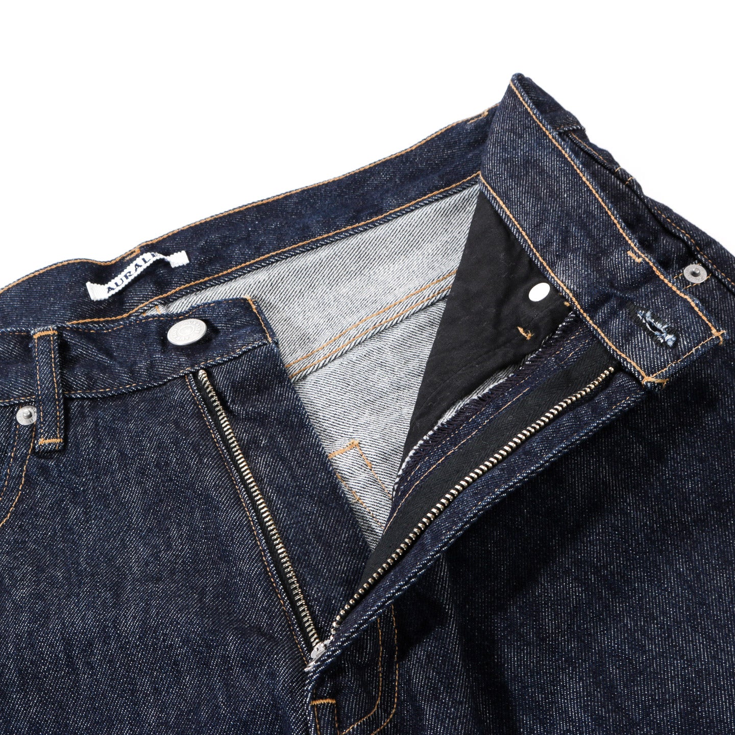 AURALEE HARD TWIST DENIM WIDE PANTS INDIGO