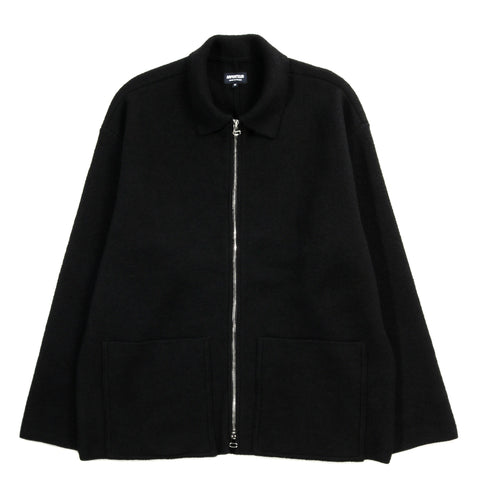 ARPENTEUR LINEA JACKET FELTED WOOL BLACK