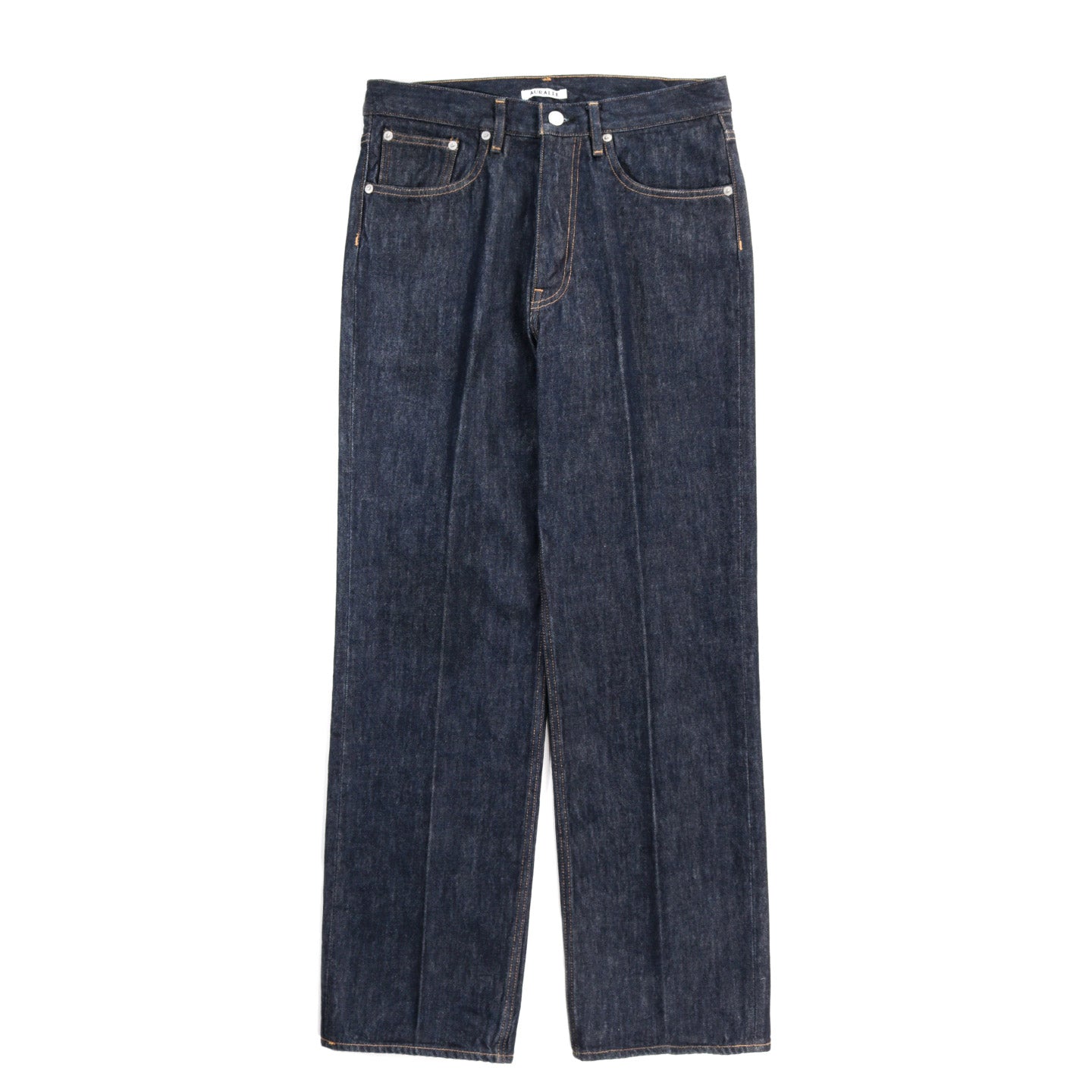 AURALEE HARD TWIST DENIM 5P PANTS INDIGO