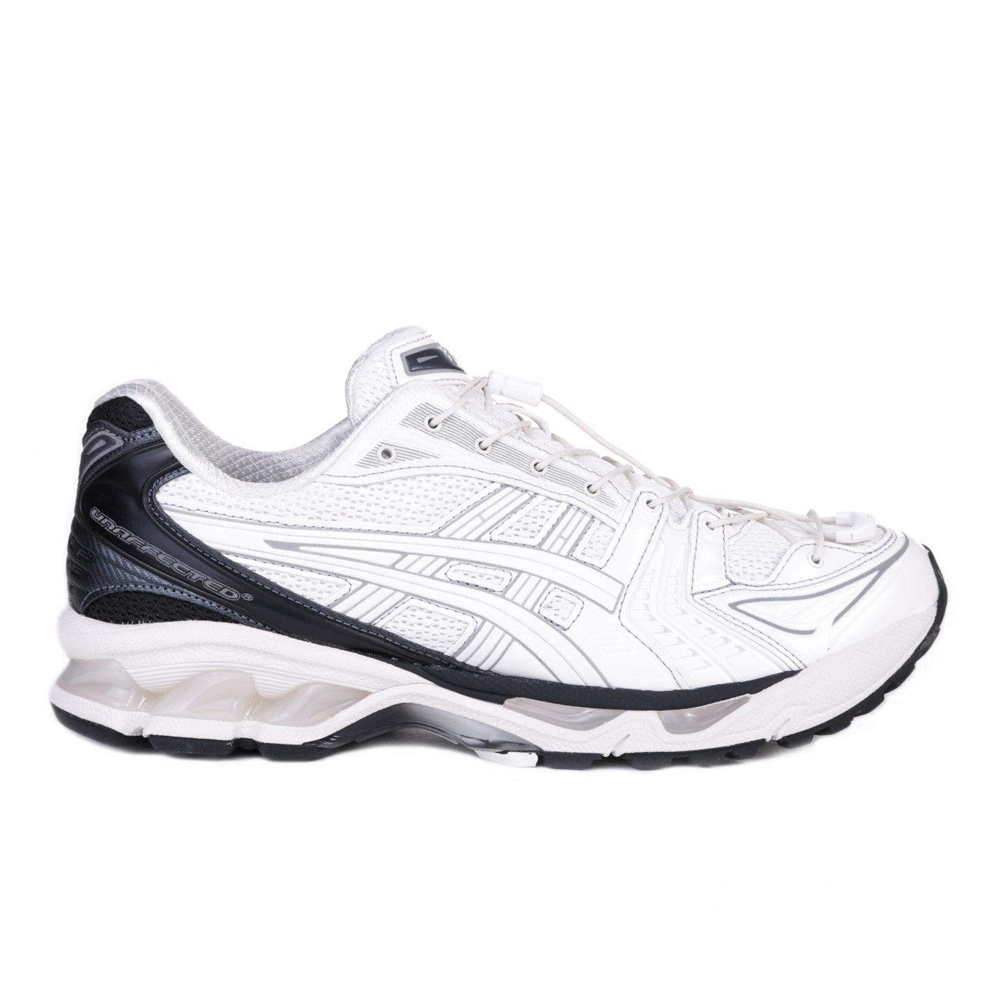 ASICS UNAFFECTED GEL-KAYANO 14 BRIGHT WHITE / JET BLACK