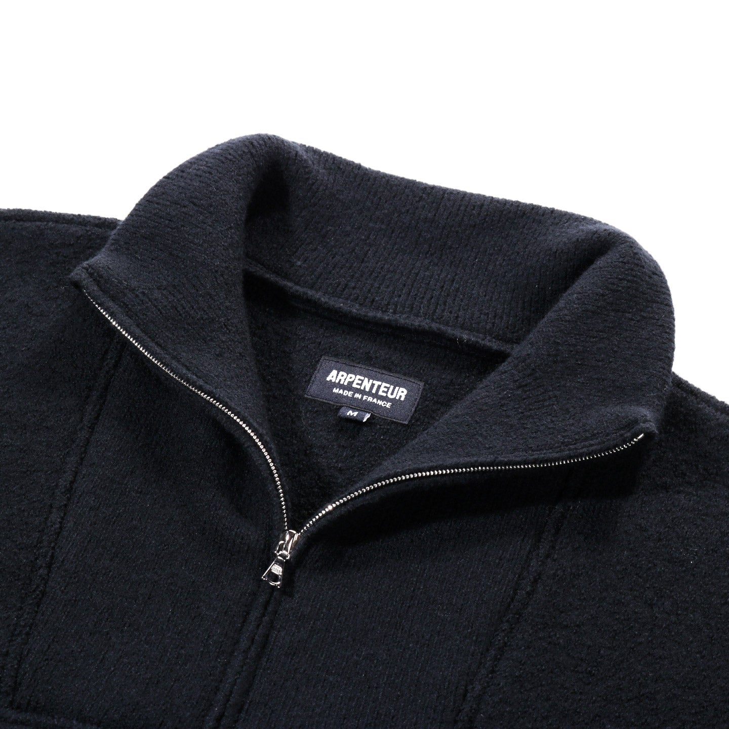 ARPENTEUR CAM SWEATER FELTED WOOL MIDNIGHT