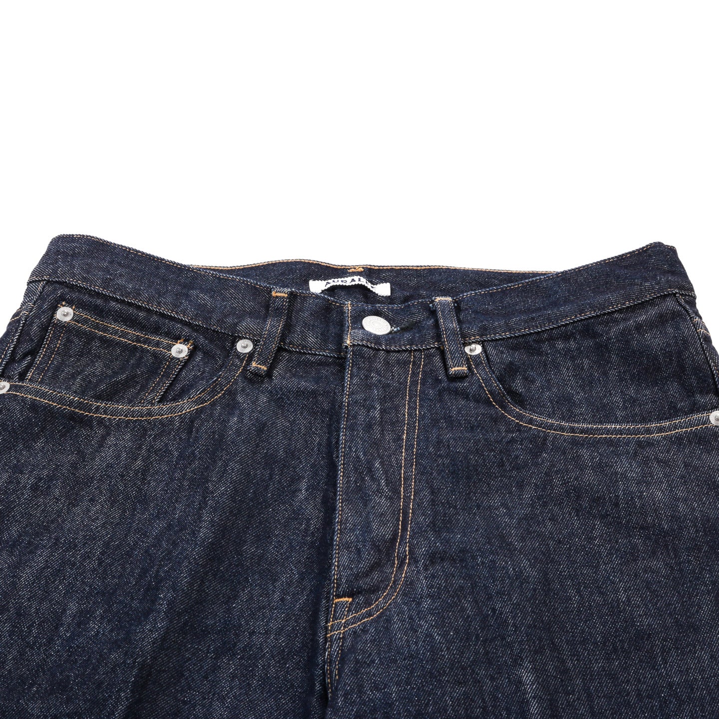AURALEE HARD TWIST DENIM 5P PANTS INDIGO