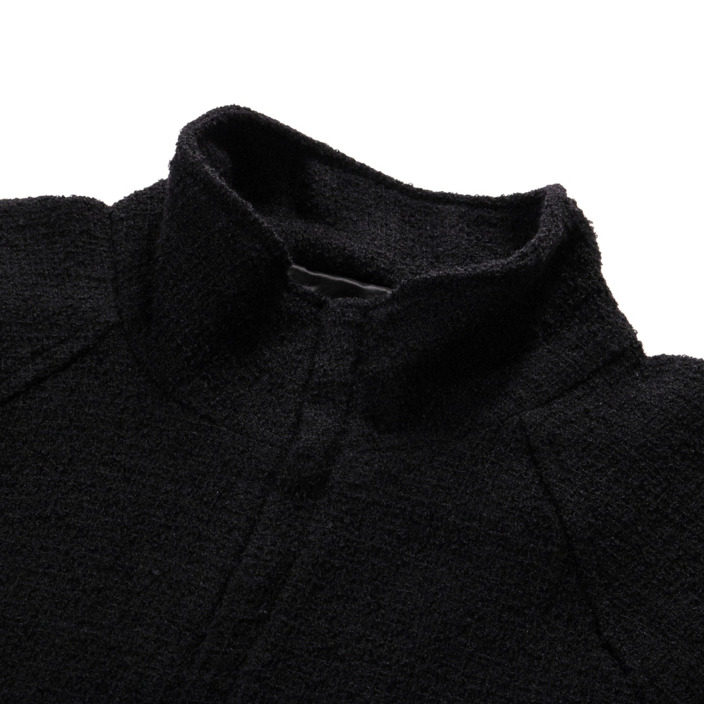 ARPENTEUR TRACK S P/O JACKET FANTAISIE TWEED BLACK