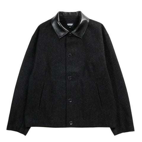 ARPENTEUR LUX C JACKET WOOL MELTON CHARCOAL