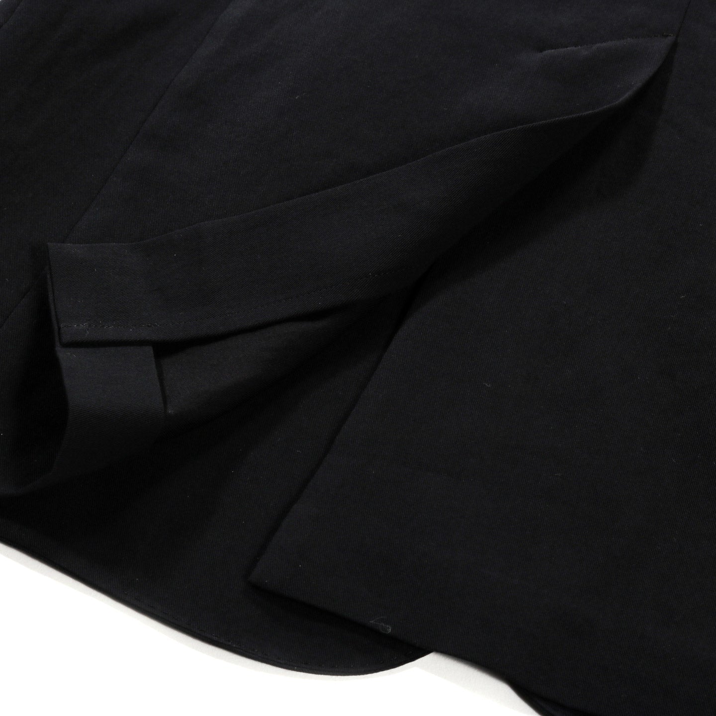 AURALEE LIGHT COTTON WOOL VIYELLA JACKET BLACK