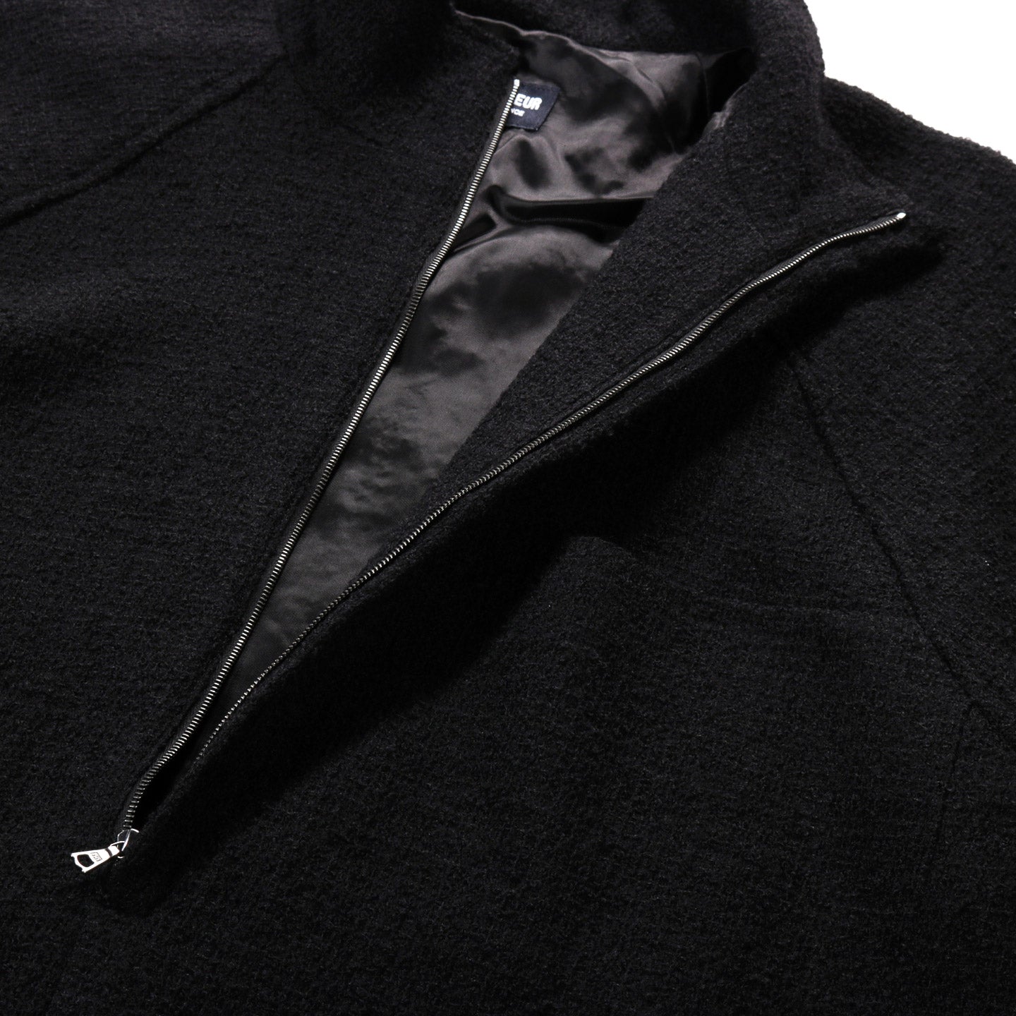 ARPENTEUR TRACK S P/O JACKET FANTAISIE TWEED BLACK