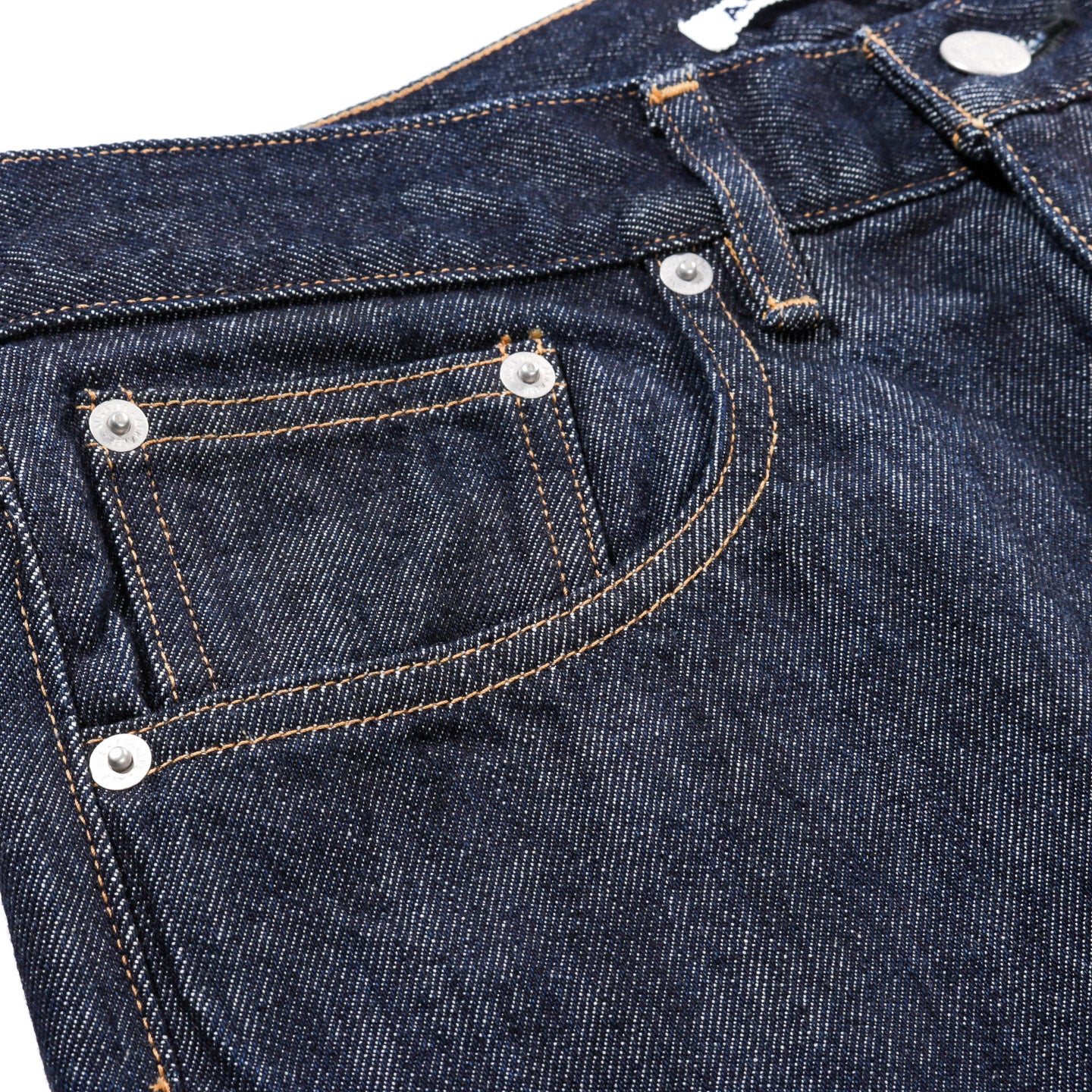 AURALEE HARD TWIST DENIM 5P PANTS INDIGO