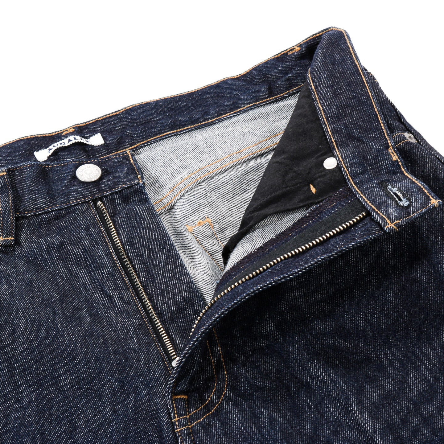 AURALEE HARD TWIST DENIM 5P PANTS INDIGO