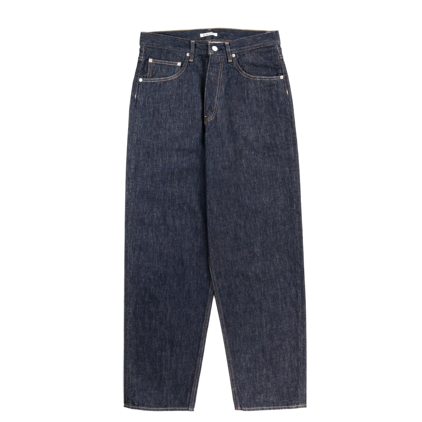 AURALEE HARD TWIST DENIM WIDE PANTS INDIGO