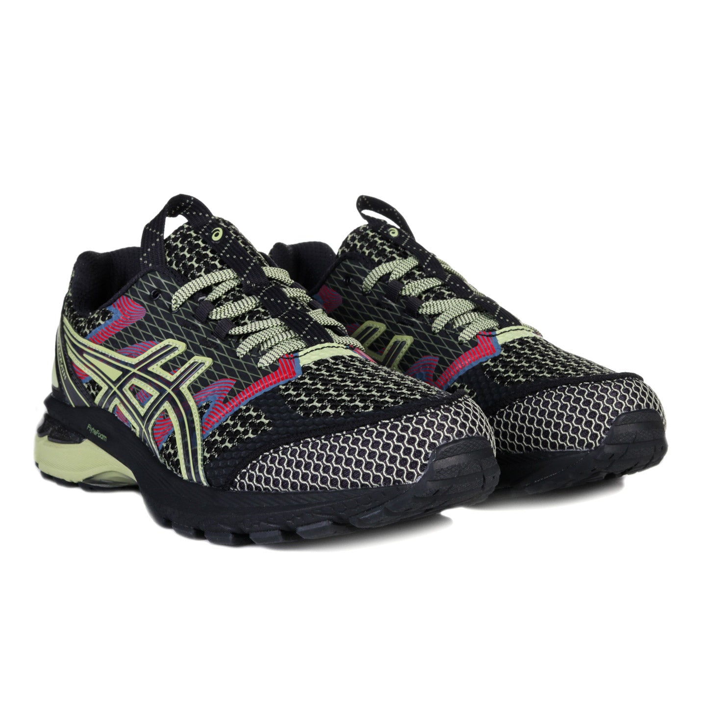 ASICS US4-S GEL-TERRAIN BLACK / NEON LIME