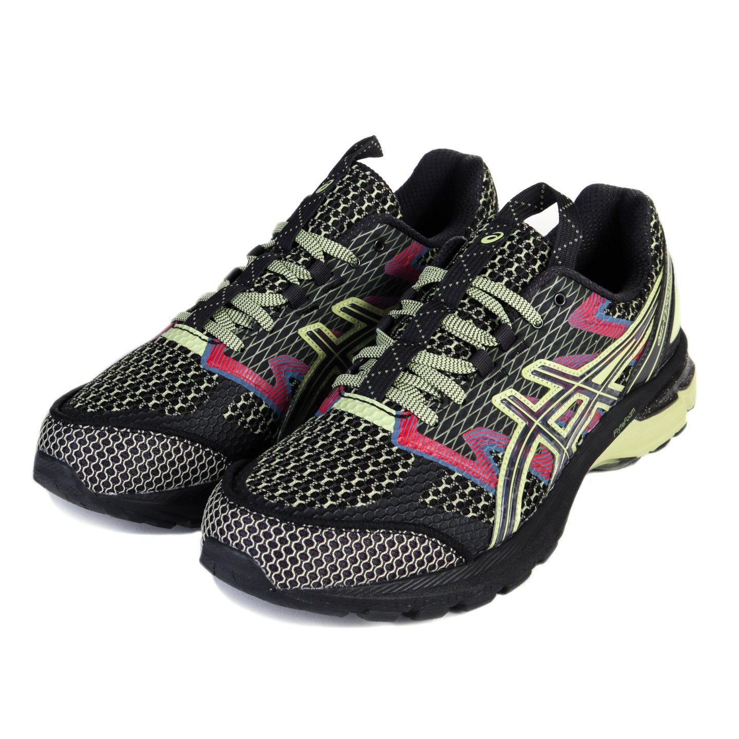 ASICS US4-S GEL-TERRAIN BLACK / NEON LIME