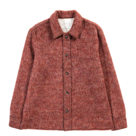 A KIND OF GUISE CULLU OVERSHIRT HAIRY SIENNA