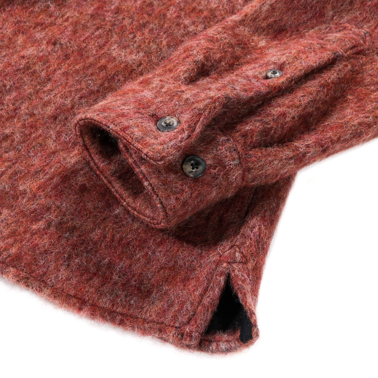 A KIND OF GUISE CULLU OVERSHIRT HAIRY SIENNA