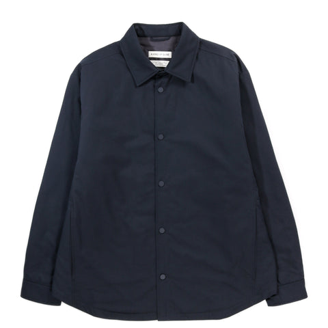 A KIND OF GUISE OLKAY QUILTED OVERSHIRT NAVY TWILL
