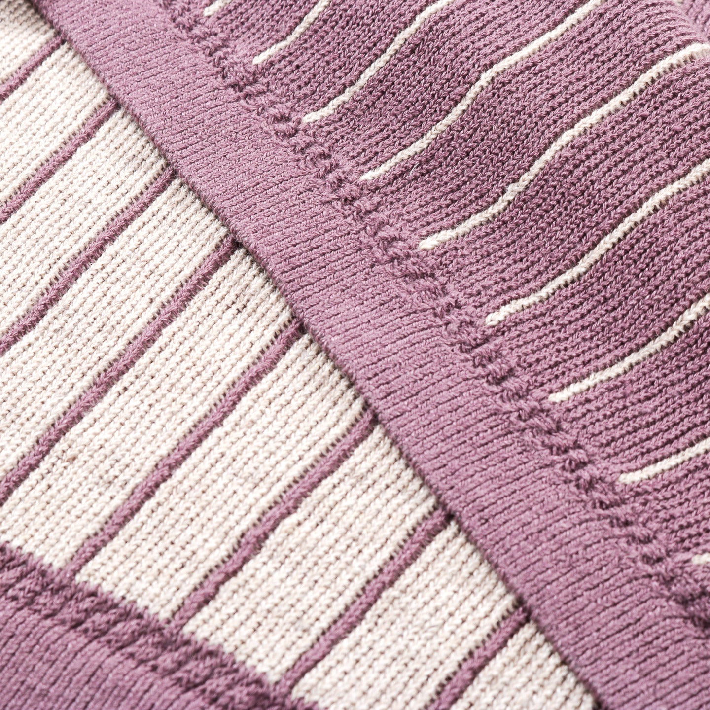 A KIND OF GUISE MAHUA KNIT POLO LOTUS STRIPE