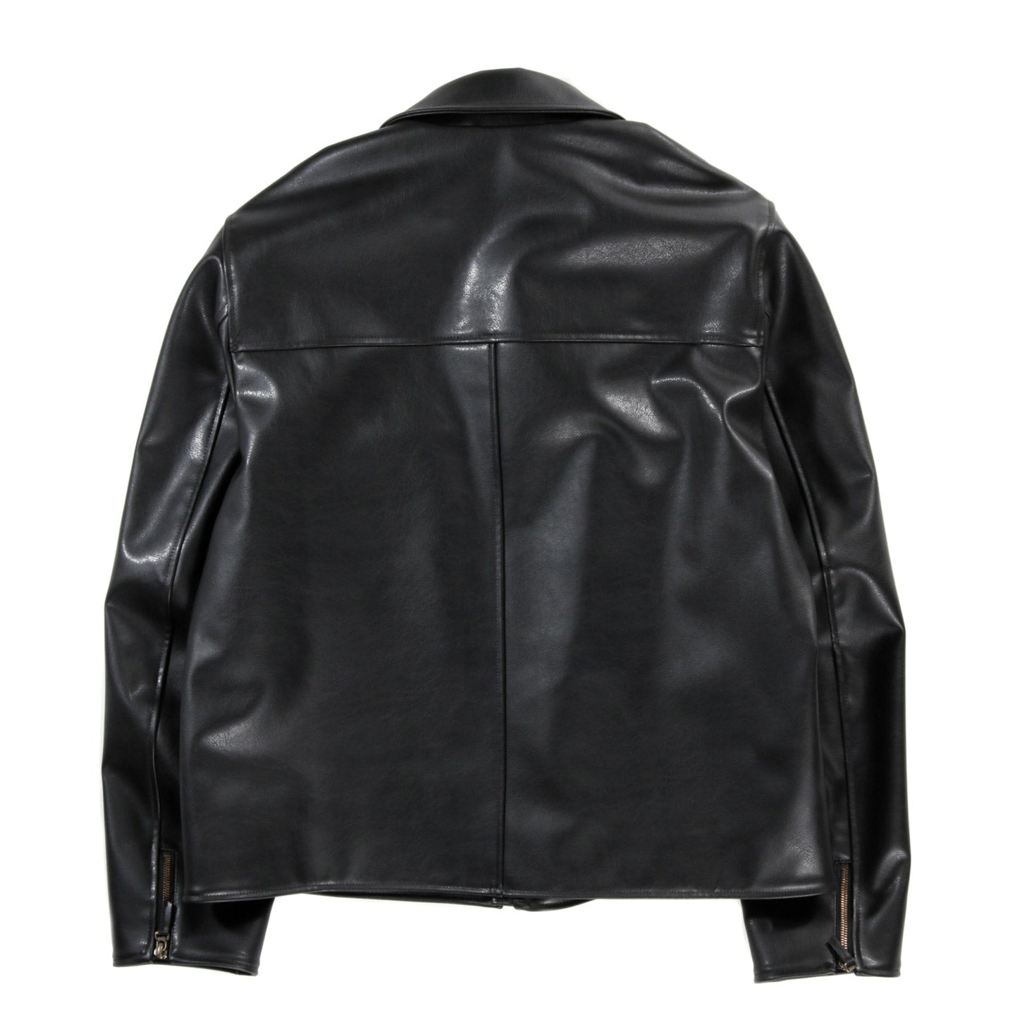 A KIND OF GUISE VALON VEGAN LEATHER JACKET JET BLACK