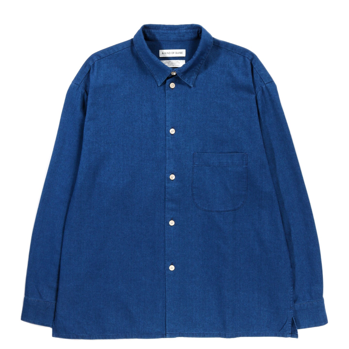 A KIND OF GUISE GUSTO SHIRT SOFT INDIGO