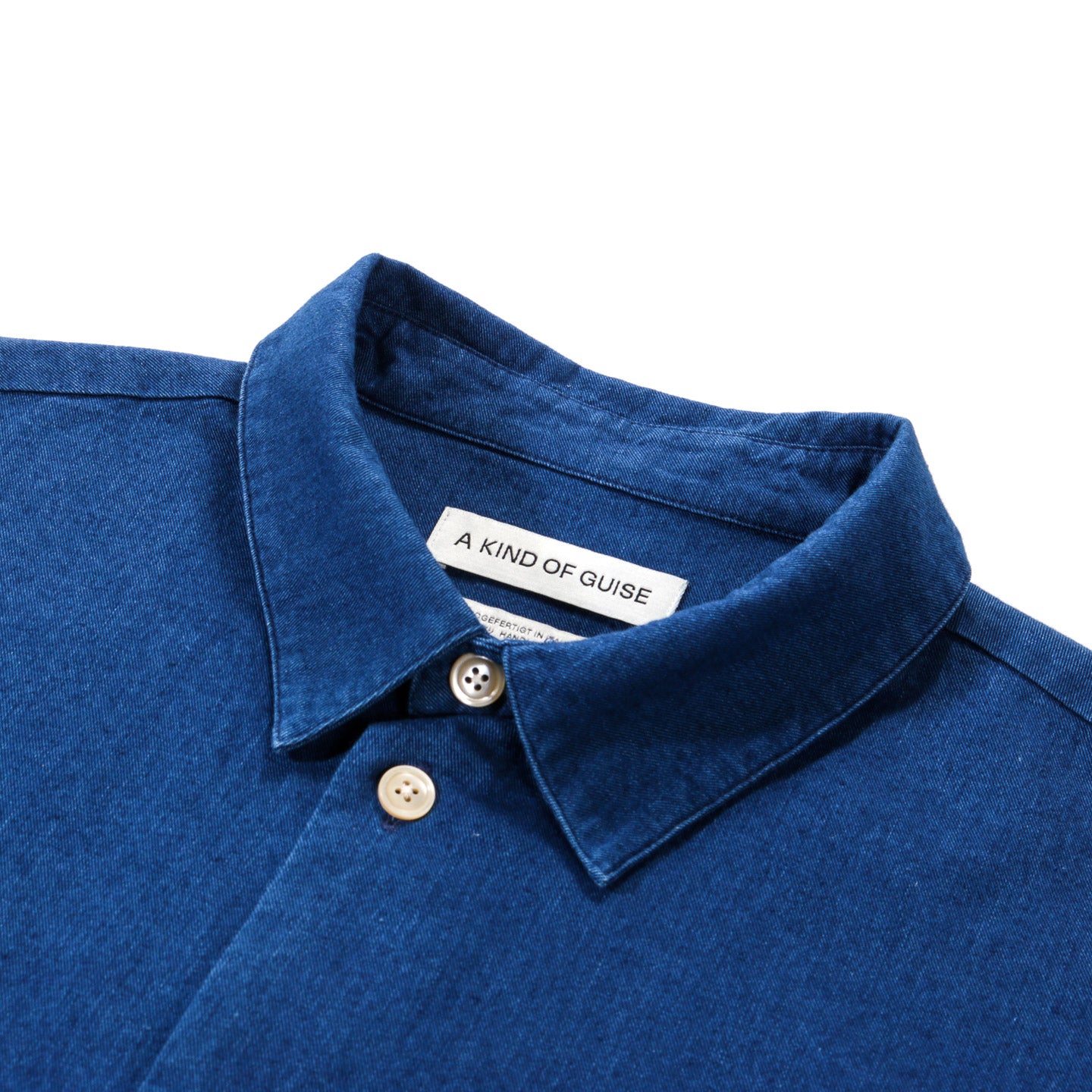 A KIND OF GUISE GUSTO SHIRT SOFT INDIGO