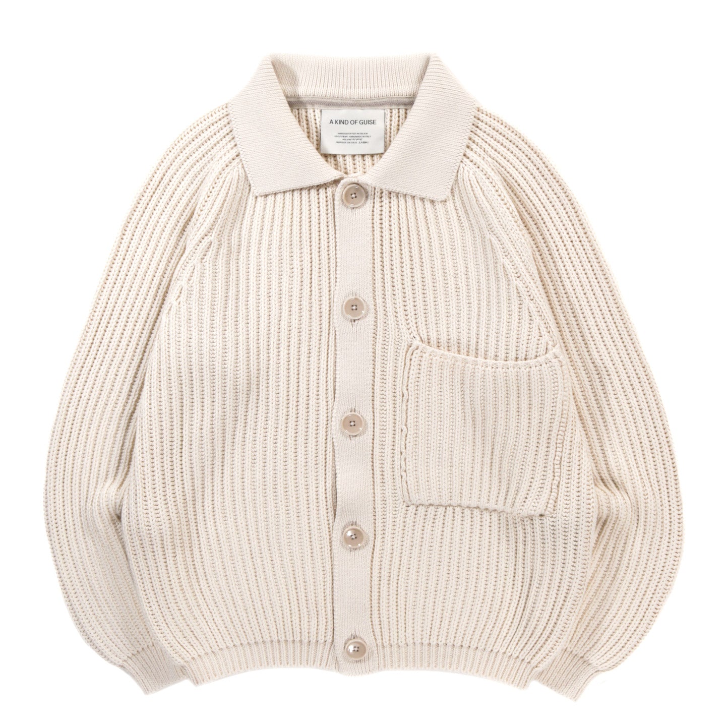 A KIND OF GUISE JUHI KNIT BLOUSON SEASHELL