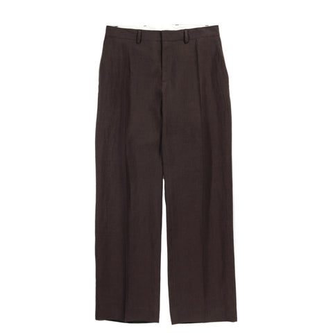 A KIND OF GUISE TAILORED WIDE TROUSERS BURNT UMBER