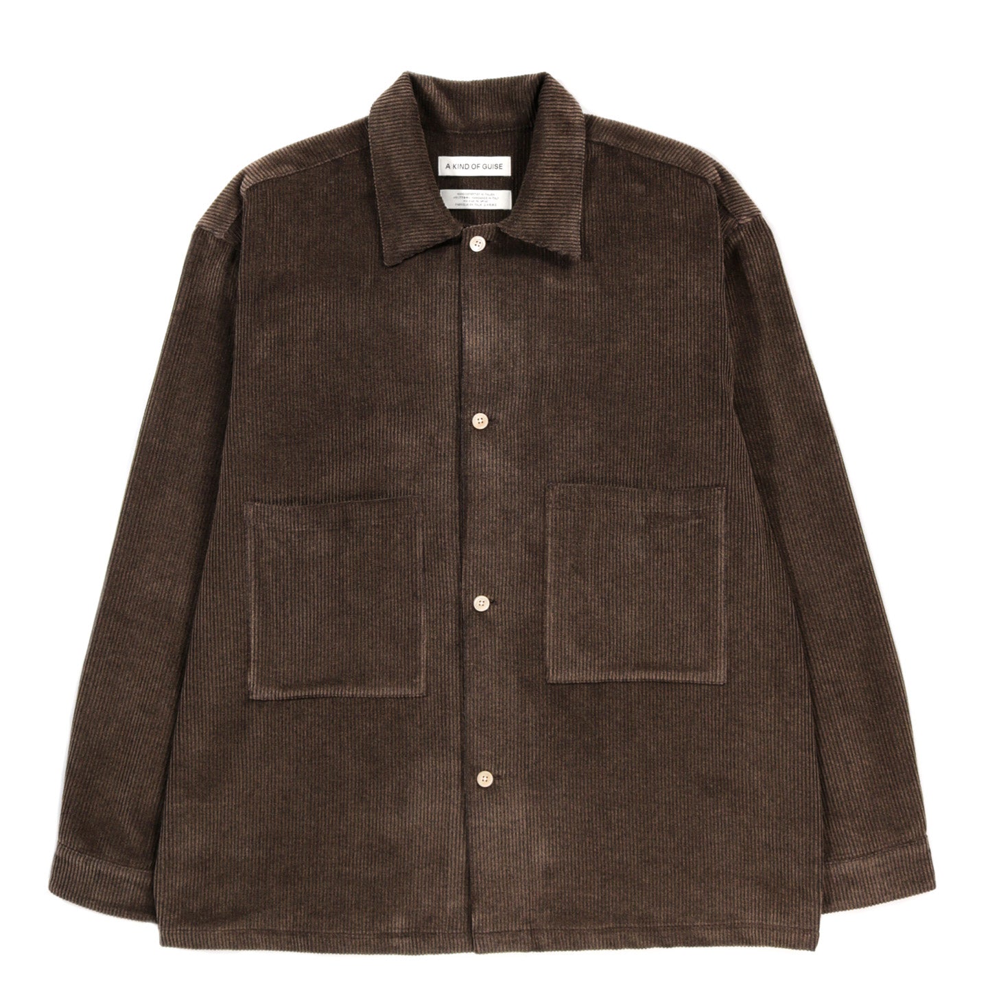 A KIND OF GUISE SAYAN SHIRT JACKET WILD BEAR CORDUROY