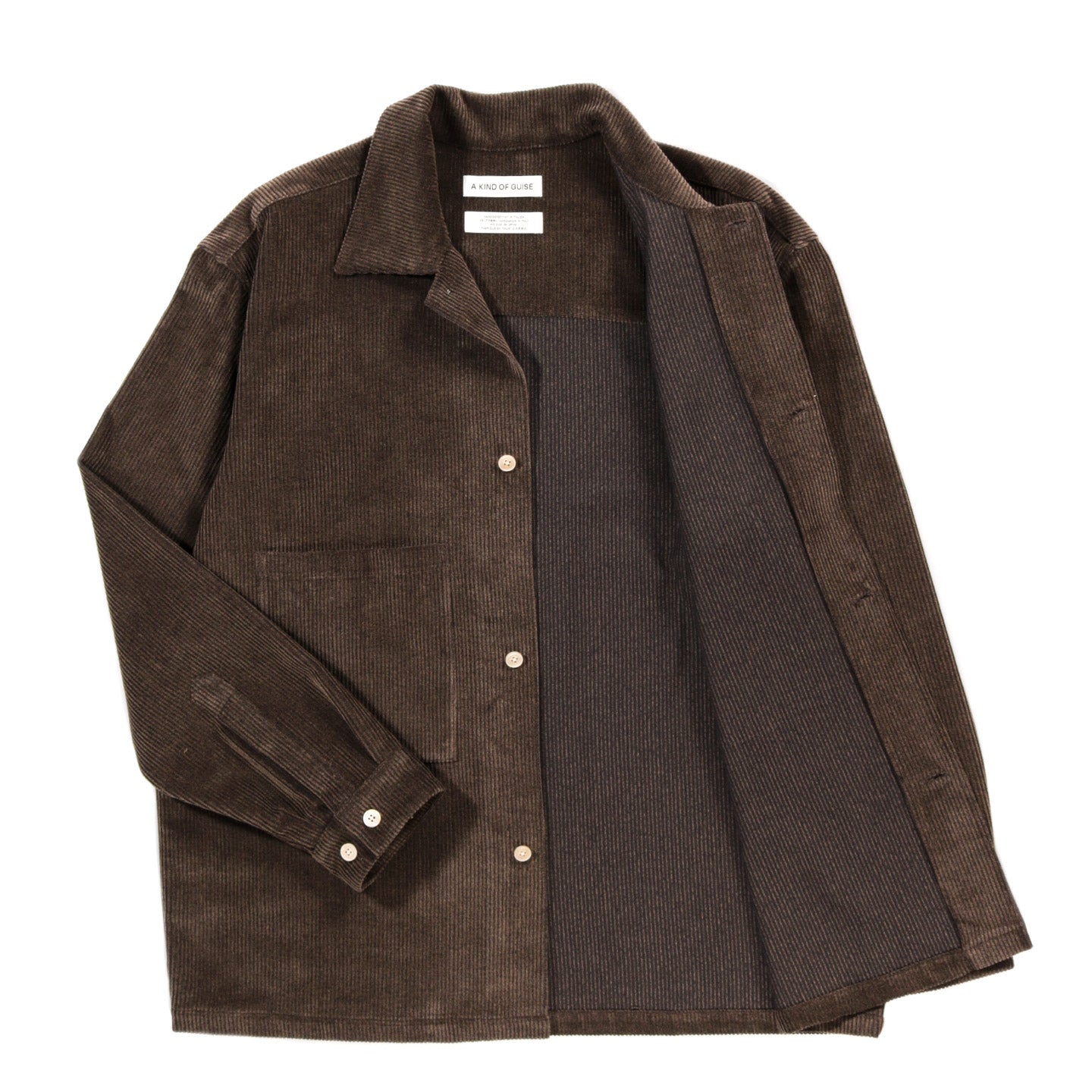 A KIND OF GUISE SAYAN SHIRT JACKET WILD BEAR CORDUROY
