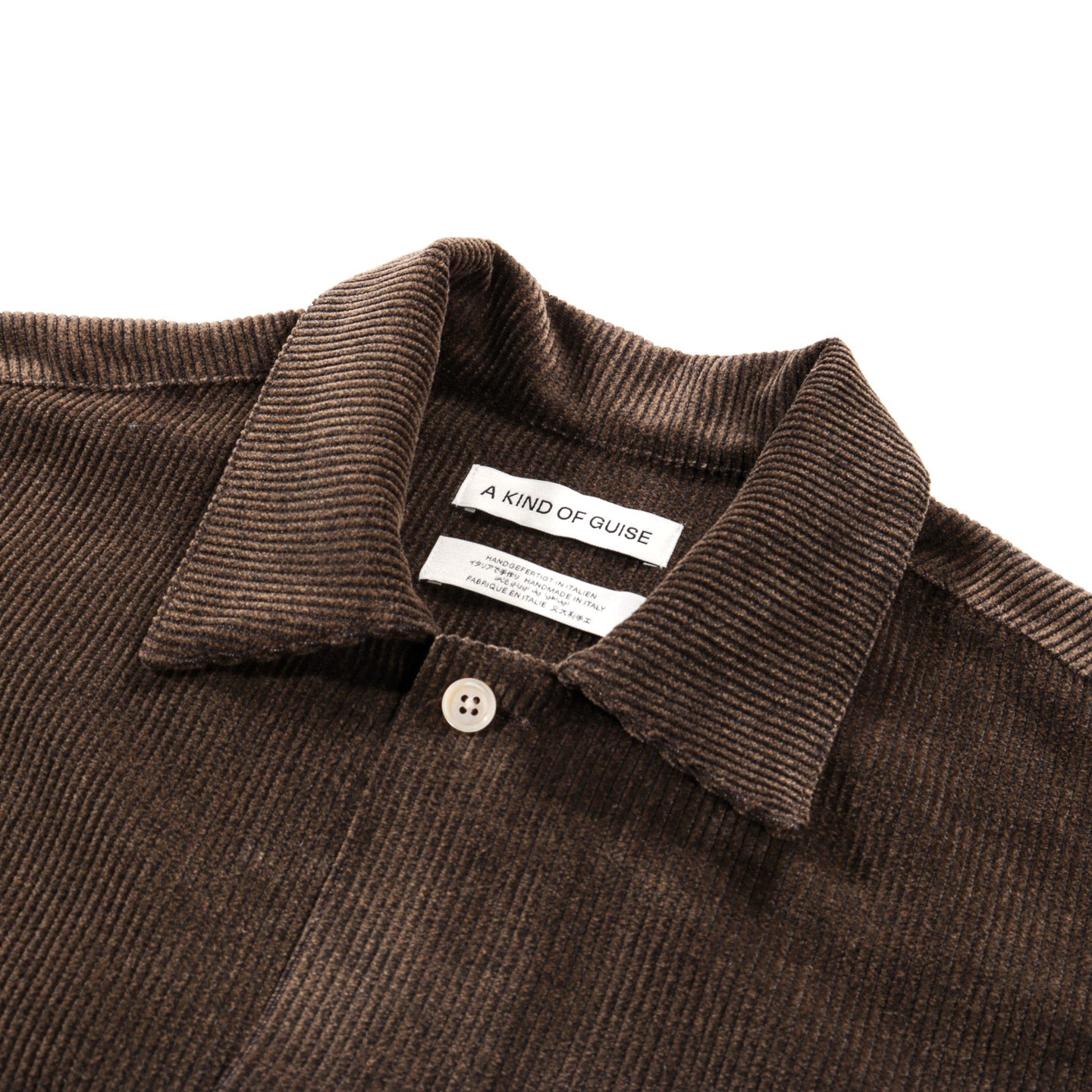 A KIND OF GUISE SAYAN SHIRT JACKET WILD BEAR CORDUROY