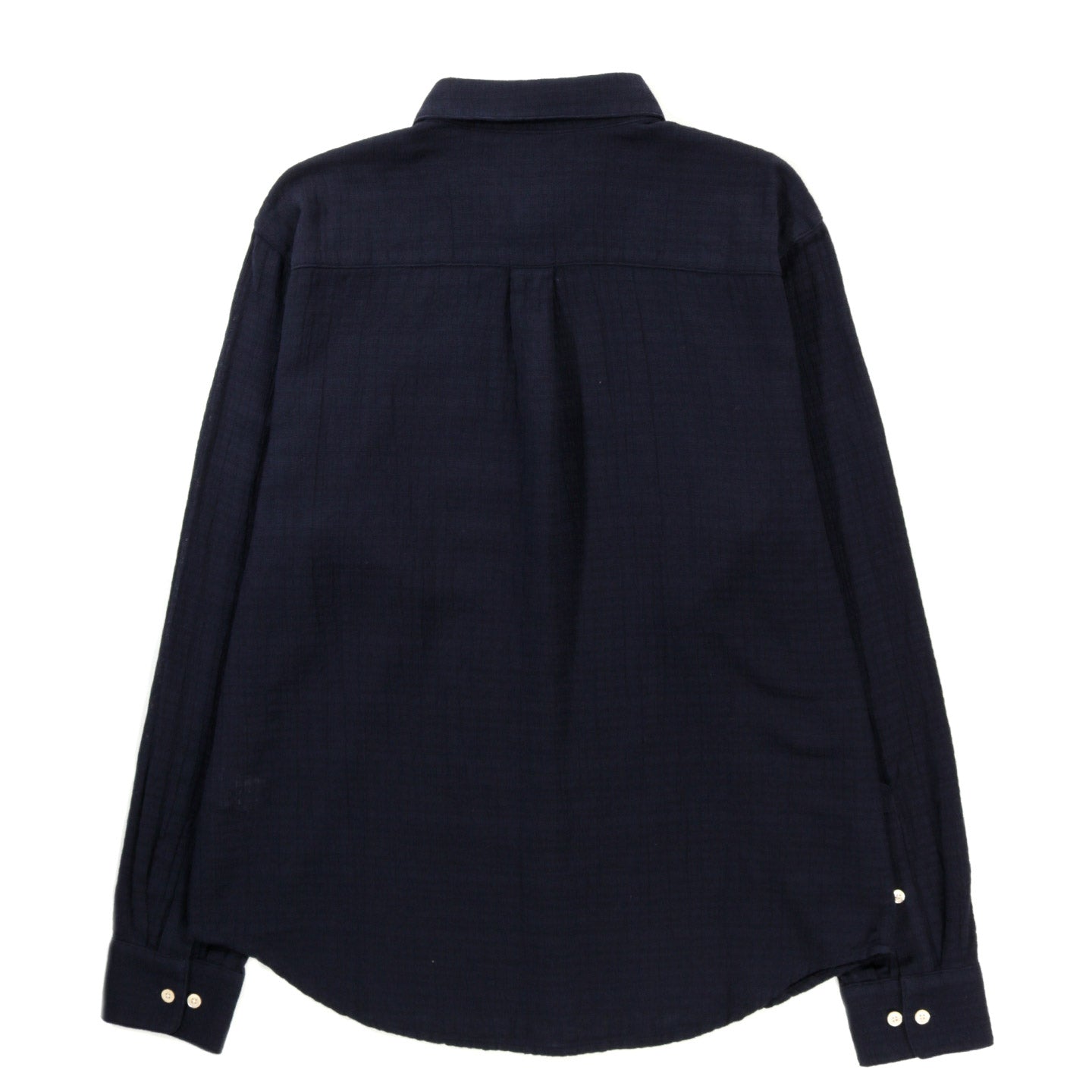 A KIND OF GUISE MANI BUTTON DOWN SHIRT MIDNIGHT NAVY