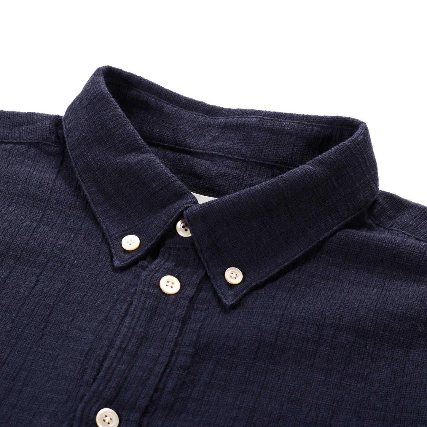 A KIND OF GUISE MANI BUTTON DOWN SHIRT MIDNIGHT NAVY
