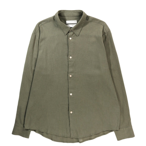 A KIND OF GUISE FULVIO SHIRT DEEP JUNGLE GREEN