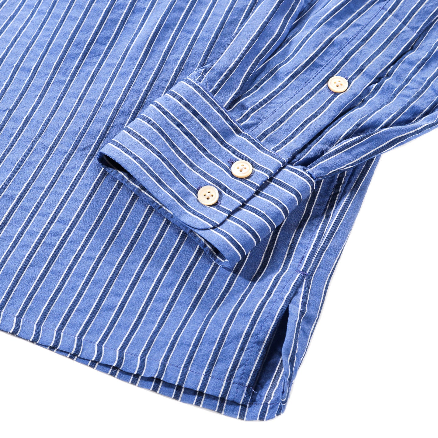A KIND OF GUISE GUSTO SHIRT BLUE SAPPHIRE STRIPE