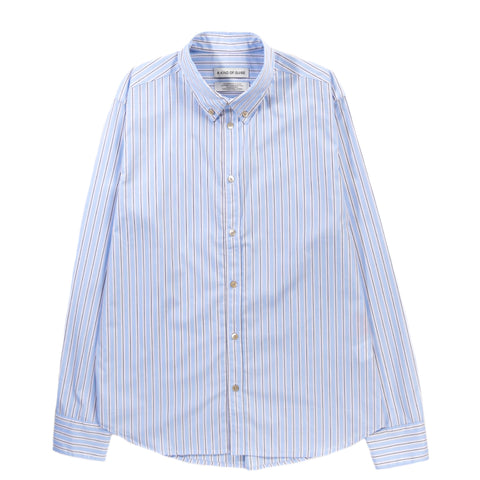 A KIND OF GUISE MANI BUTTON DOWN SHIRT SKY STRIPE