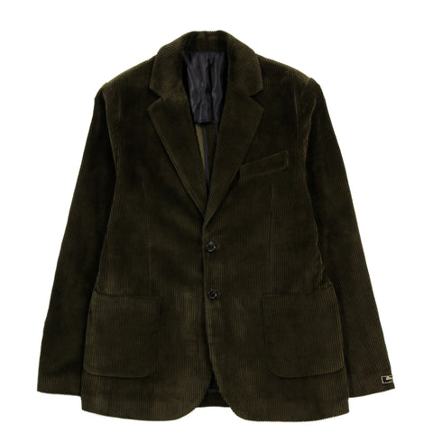 A KIND OF GUISE RELAXED NOTCH BLAZER OLIVE CORDUROY