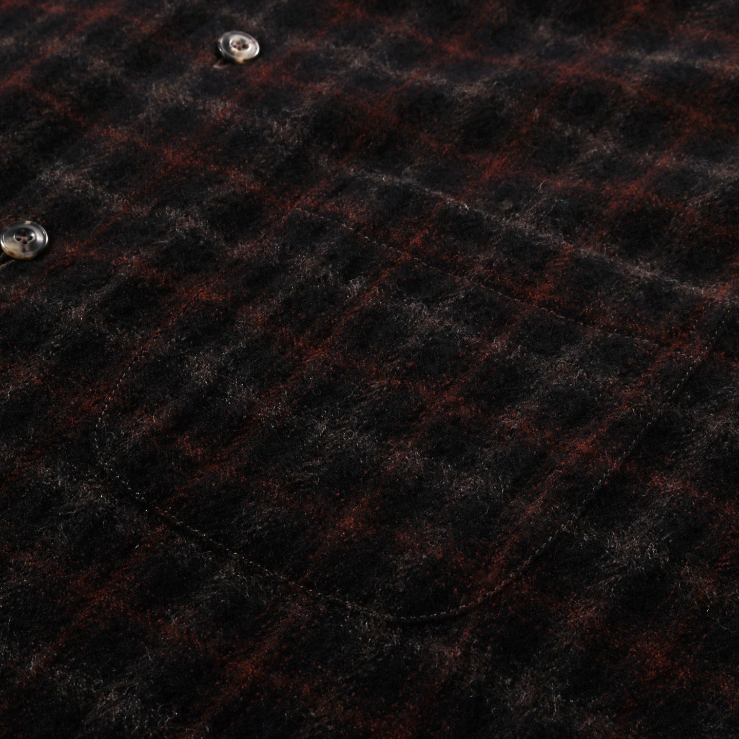 A KIND OF GUISE GUSTO SHIRT CHOCOLATE CHECK