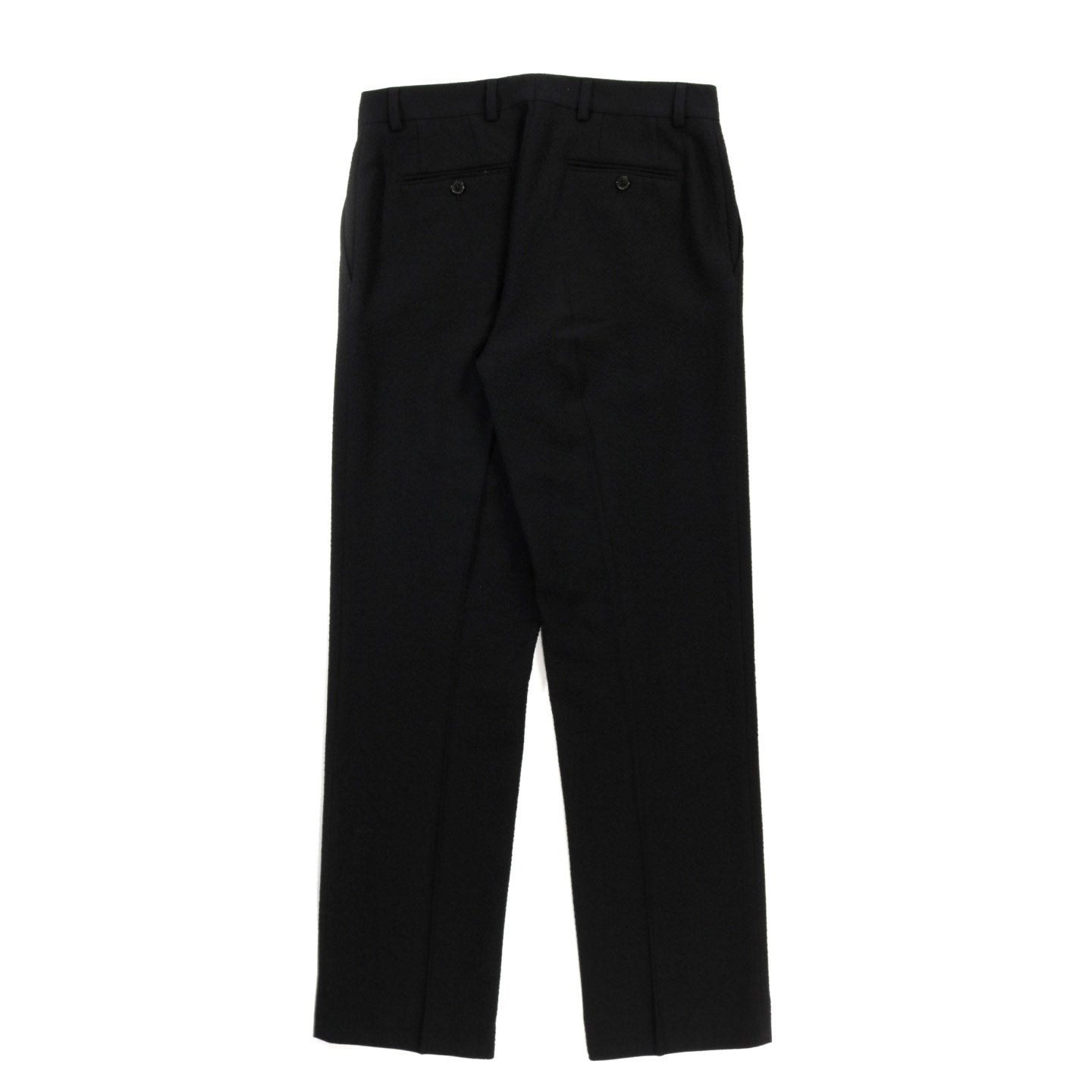 A KIND OF GUISE RELAXED TAILORED TROUSERS STRUCTURED BLACK