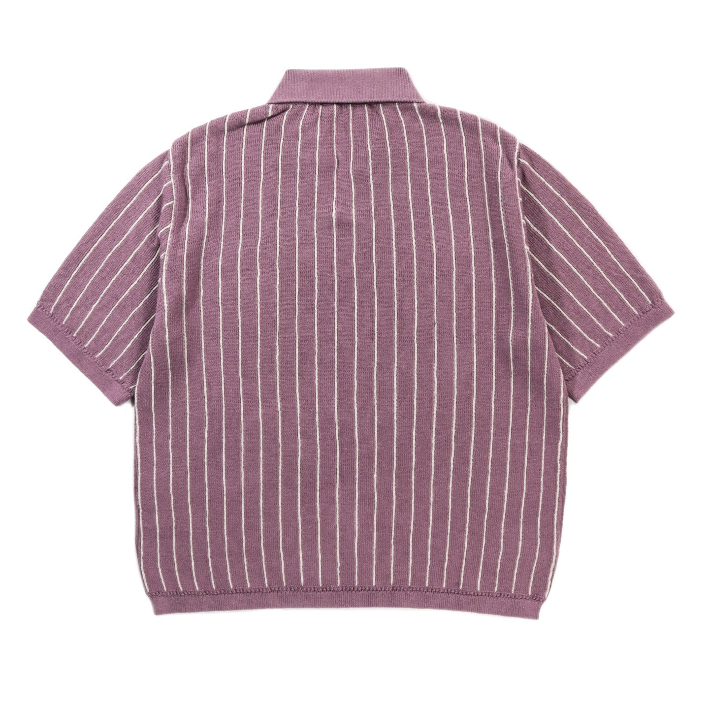 A KIND OF GUISE MAHUA KNIT POLO LOTUS STRIPE