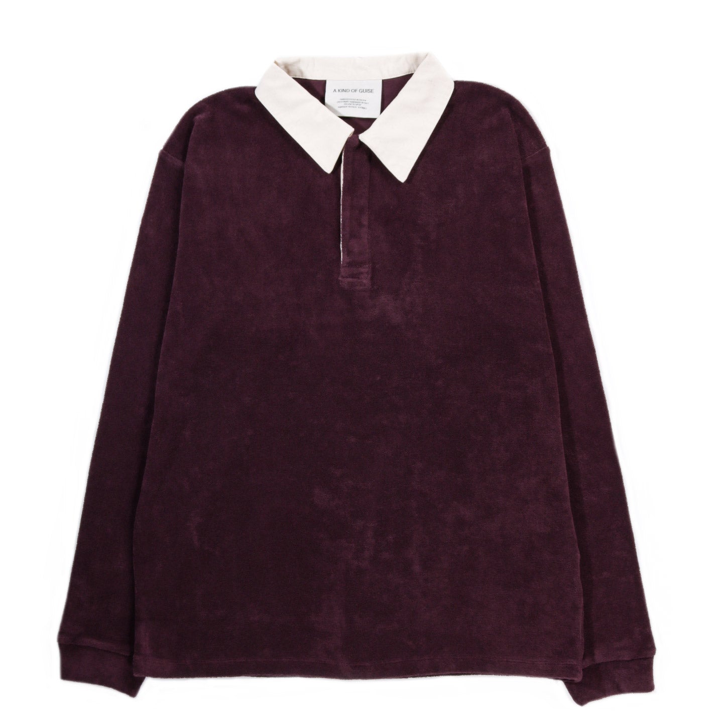 A KIND OF GUISE RAYK RUGBY SHIRT LAVENDER VELVET