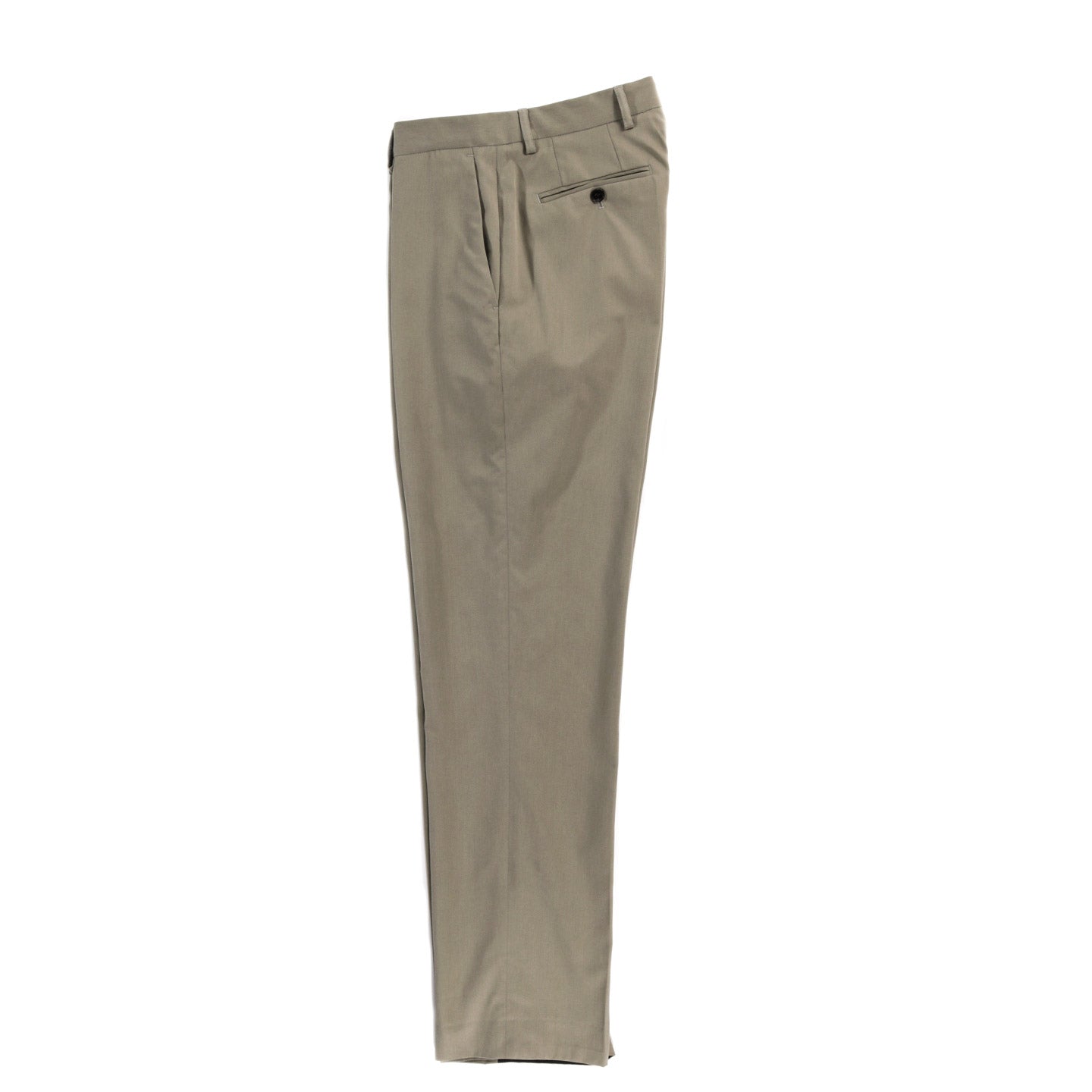 A KIND OF GUISE RELAXED TAILORED TROUSERS CHALK GREEN