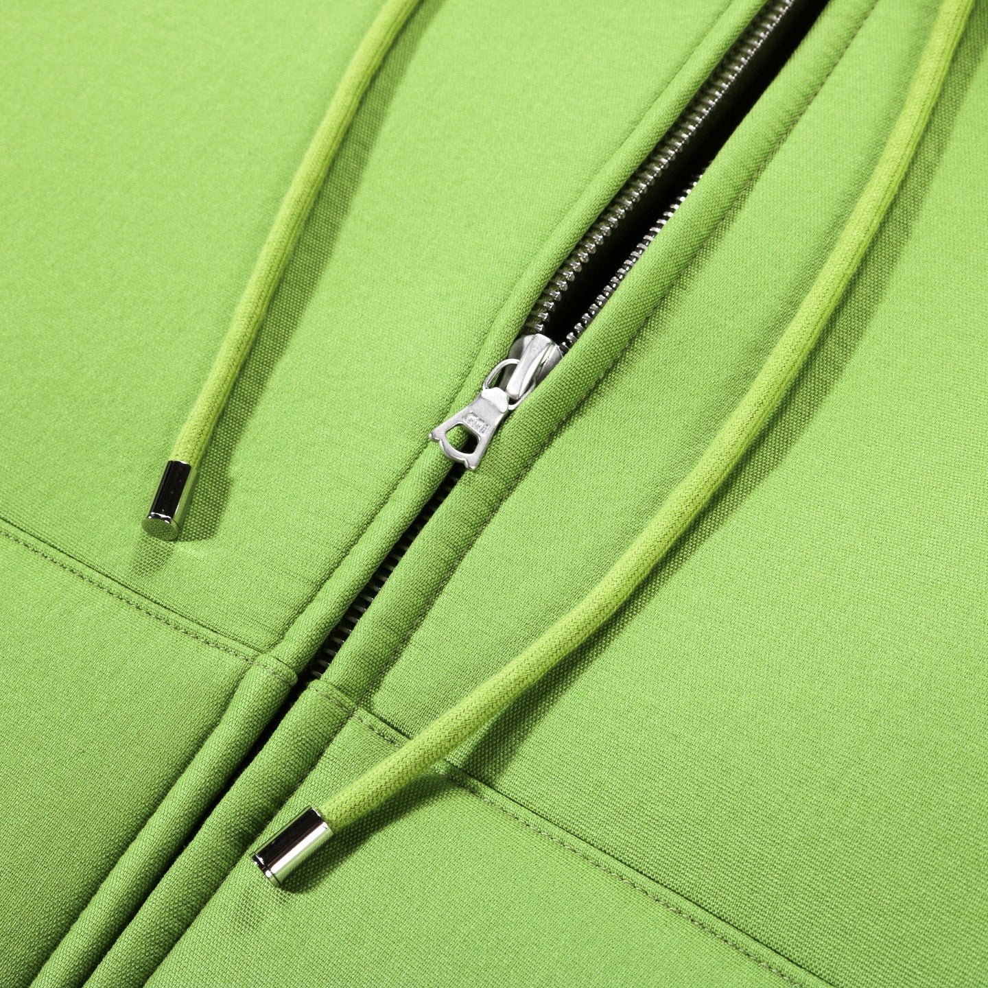 Tropical Wool Zip Blouson in Black