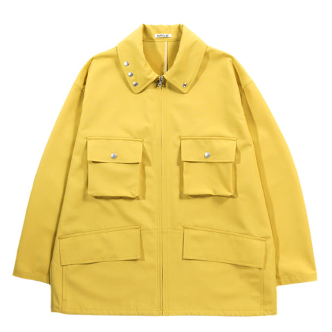 AURALEE WOOL MAX CANVAS BLOUSON MUSTARD YELLOW