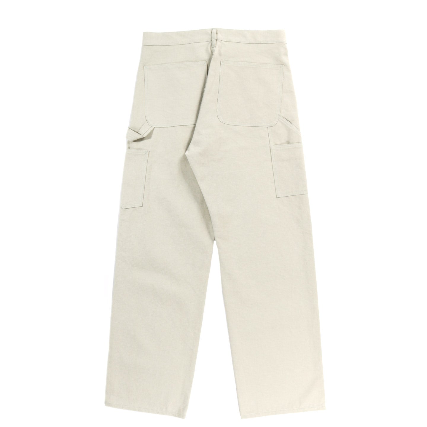 AURALEE WASHED HEAVY CANVAS PANTS IVORY