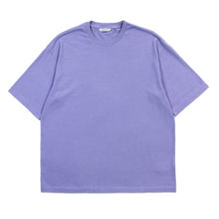 新品 AURALEE BRUSHED ORGANIC COTTON TEE 3 AURALEE BRUSHED ORGANIC COTTON JERSEY TEE LIGHT PURPLE | TODAY