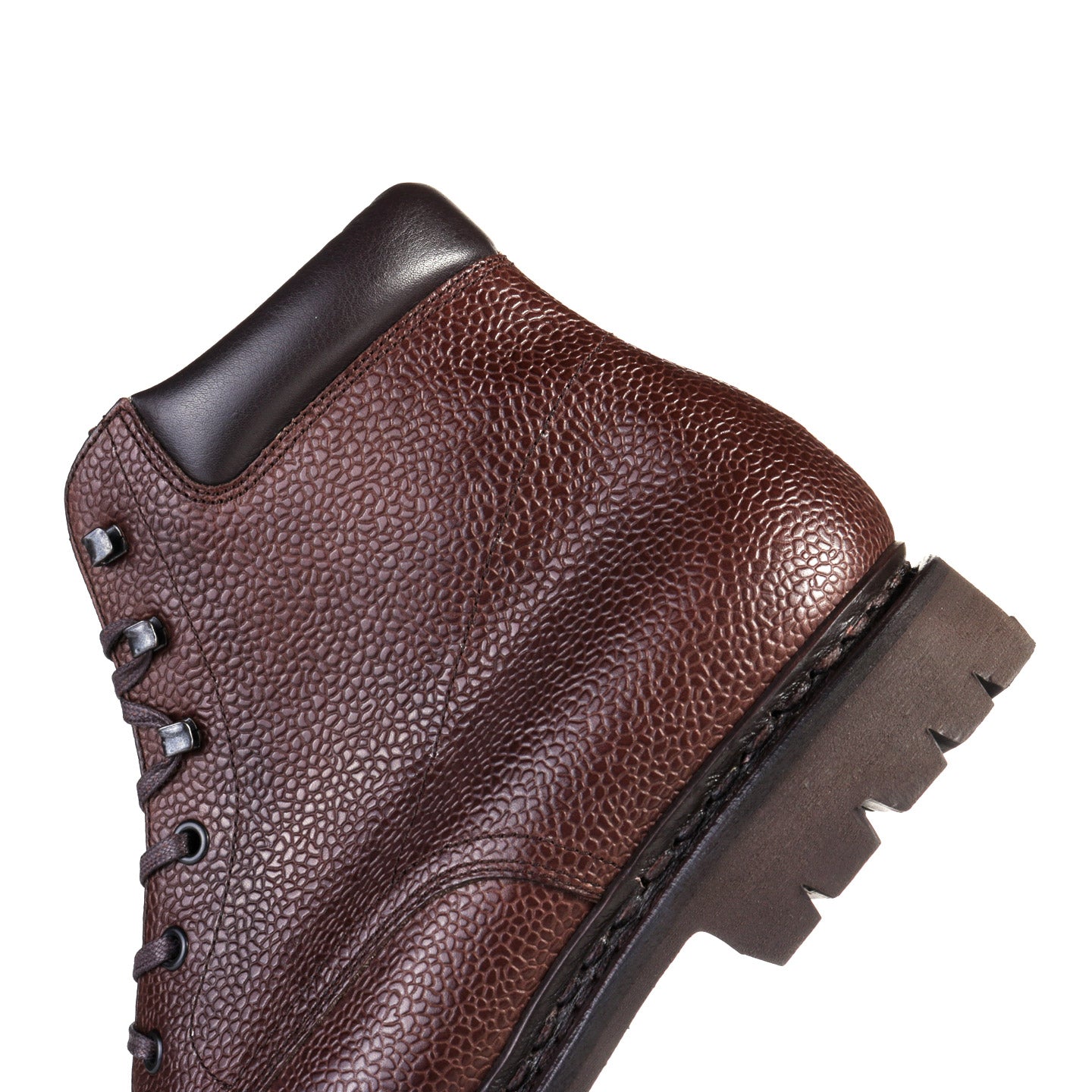 ARPENTEUR PARABOOT BERGY GRAINED CALF LEATHER BROWN