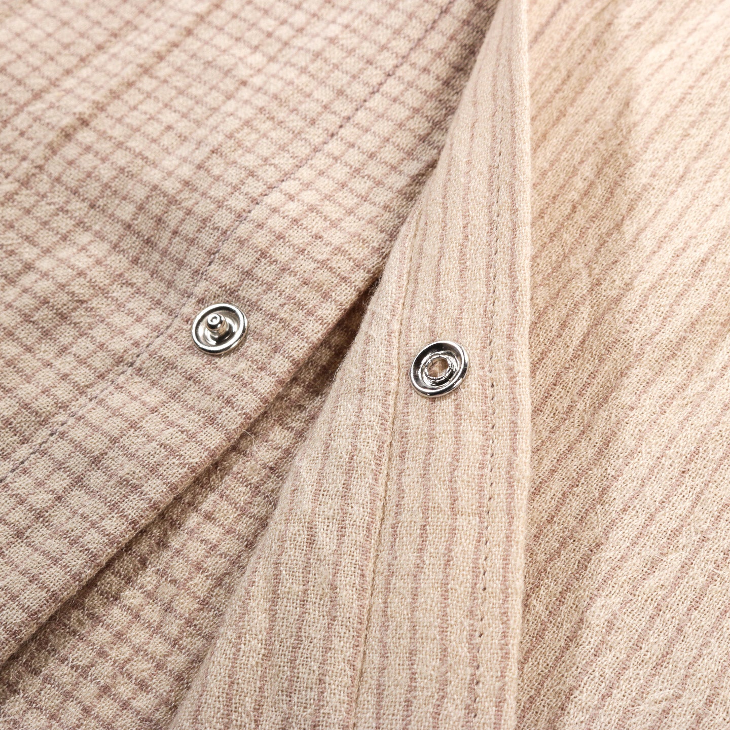 ARCHIE EVERGREEN SHIRT BEIGE WOOL COTTON GAUZE