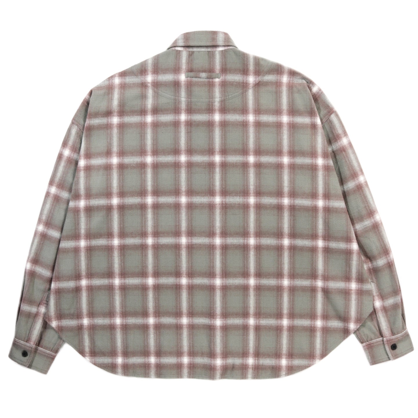 ARCHIE RIVER SHIRT FLAT SAGE PLAID