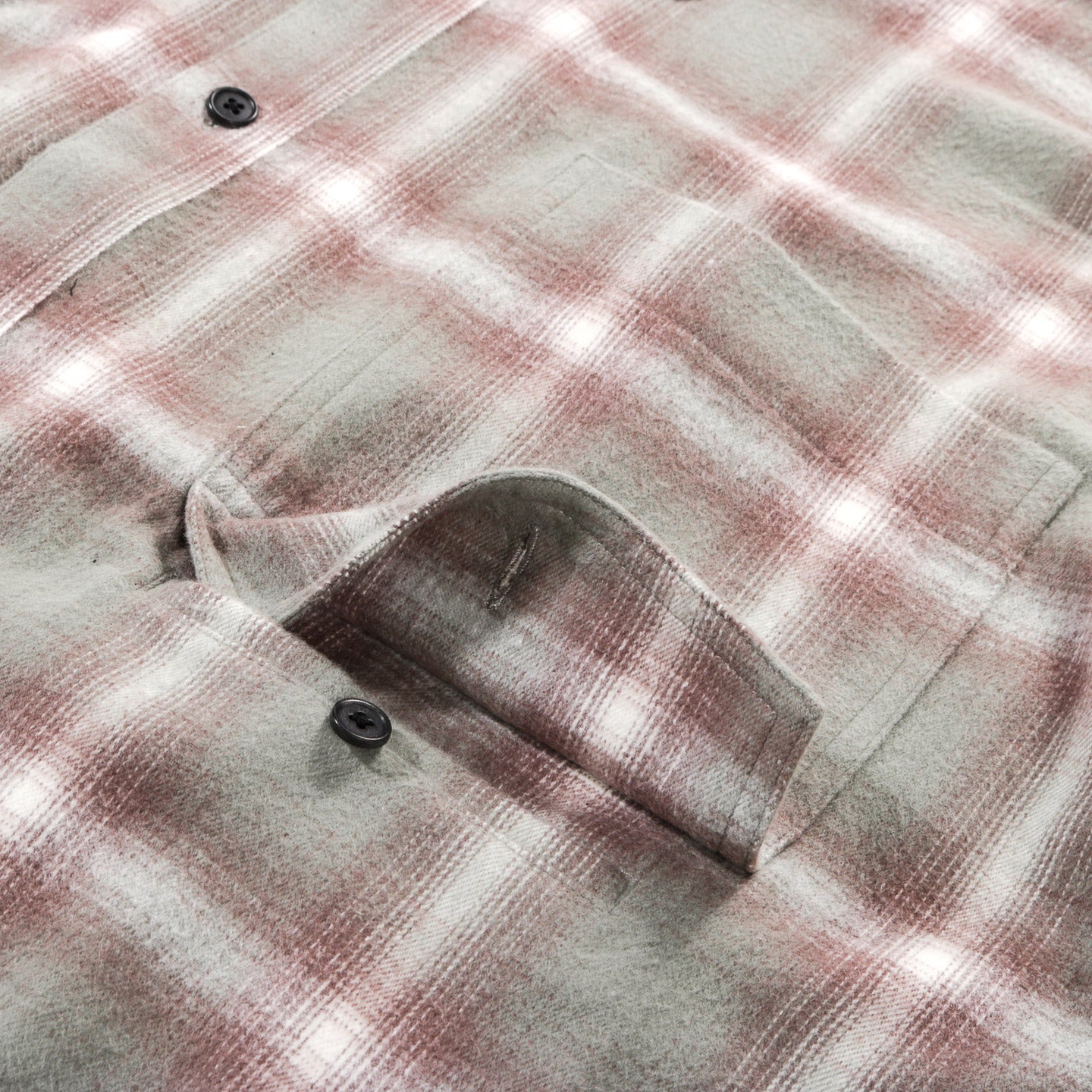 ARCHIE RIVER SHIRT FLAT SAGE PLAID