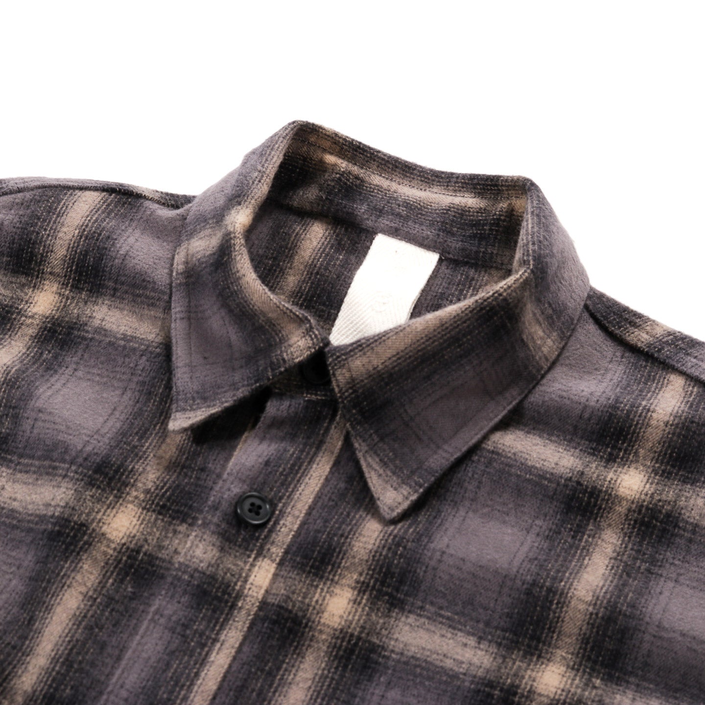 ARCHIE RIVER SHIRT BROWN COAL PLAID
