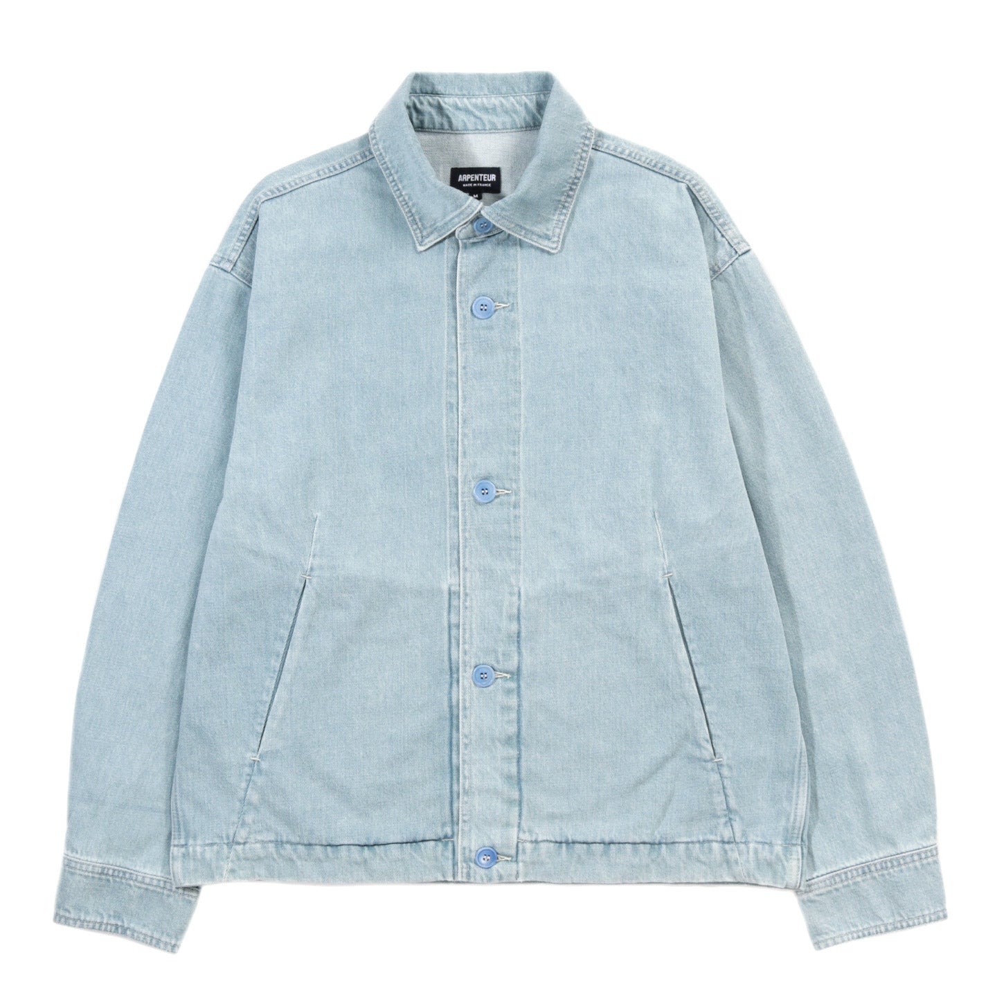 ARPENTEUR LUX JACKET MIDWEIGHT DENIM BLEACH