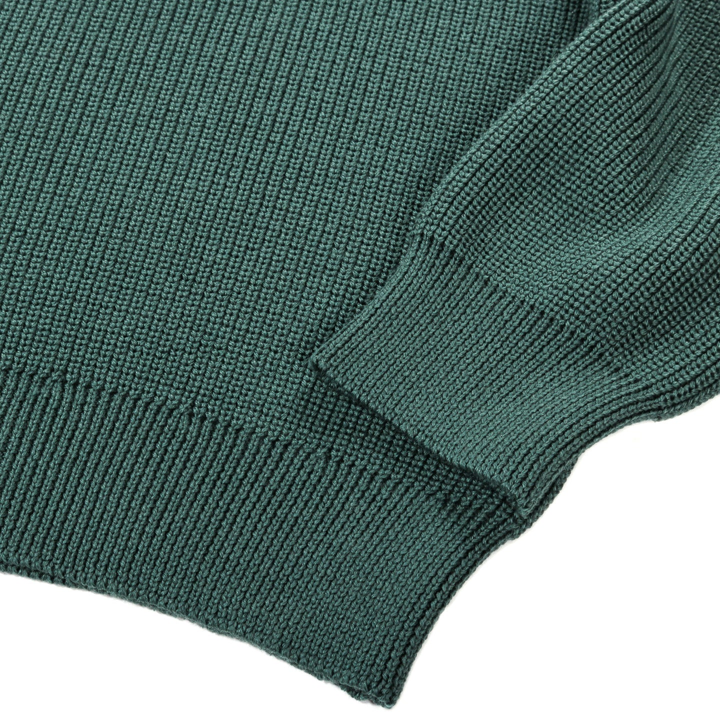 ARPENTEUR PLANO SWEATER MERINO WOOL RIB EMERALD